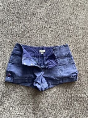 Guess Women’s Indigo Denim Shorts 28” waist low rise